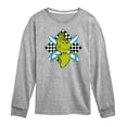 thumbnail image 1 of The Grinch - Crossed Surfboards - Toddler & Youth Long Sleeve Graphic T-Shirt, 1 of 4