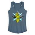 thumbnail image 1 of The Grinch - Crossed Surfboards - Women's Racerback Tank Top, 1 of 4