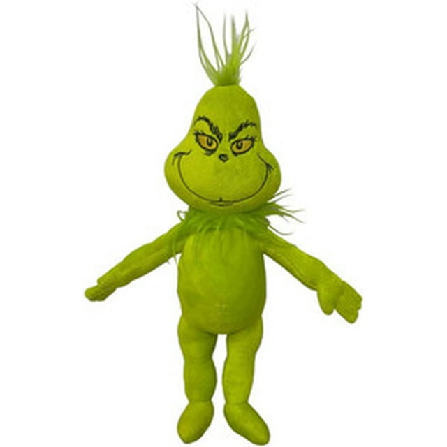 The Grinch Soft Plush Cuddle Pillow and Holiday Gift Throw Set for Kids