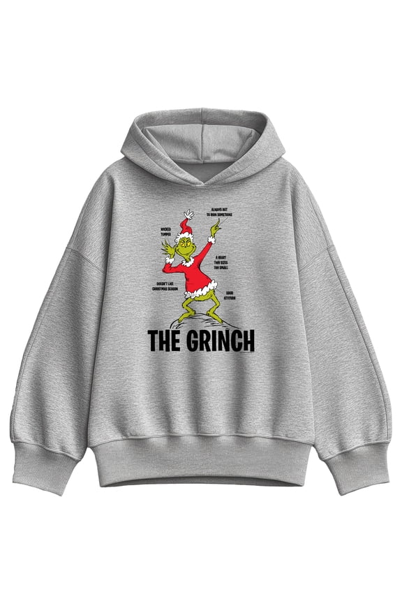 The Grinch - Description - Women's Oversized Fleece Hoodie Sweatshirt
