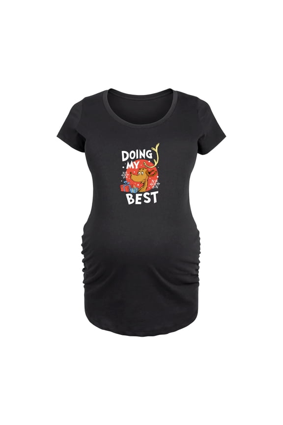 The Grinch - Doing My Best Max - Women's Maternity Scoop Neck Graphic T-Shirt
