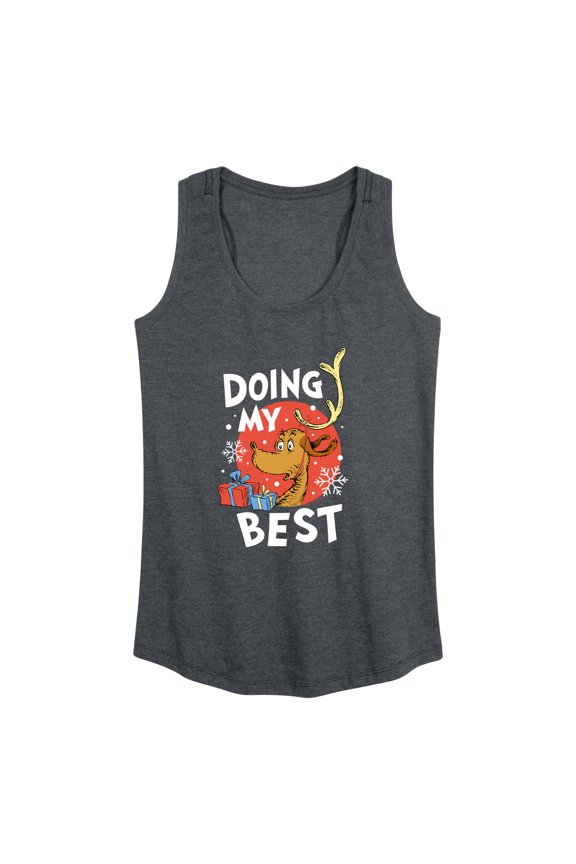 The Grinch - Doing My Best Max - Women's Racerback Graphic Tank