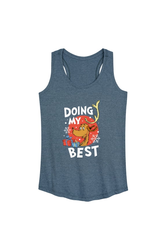The Grinch - Doing My Best Max - Women's Racerback Graphic Tank