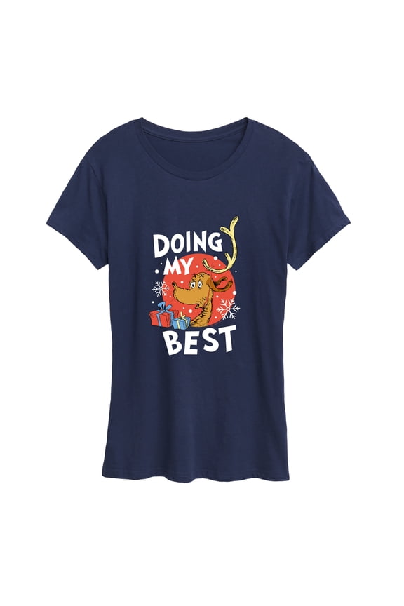 The Grinch - Doing My Best Max - Women's Short Sleeve Graphic T-Shirt
