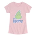 thumbnail image 1 of The Grinch - Ew, People Girls' Fitted Short Sleeve Graphic T-Shirt, 1 of 4
