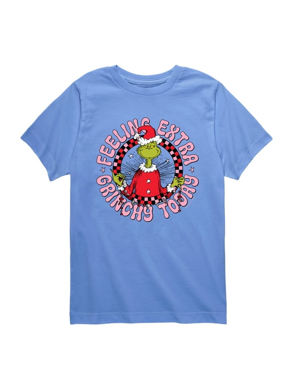 The Grinch - Extra Grinchy Boys' Short Sleeve Graphic T-Shirt