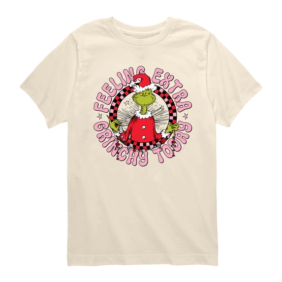 The Grinch - Extra Grinchy - Youth Boys Short Sleeve Graphic T-Shirt
