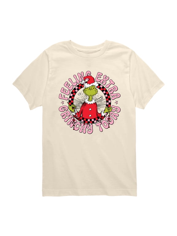 The Grinch - Extra Grinchy - Youth Boys Short Sleeve Graphic T-Shirt