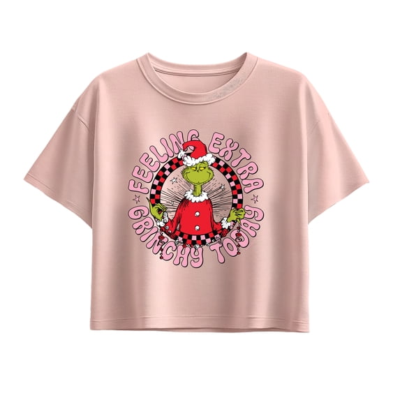 The Grinch - Extra Grinchy - Youth Girls Boxy T-Shirt
