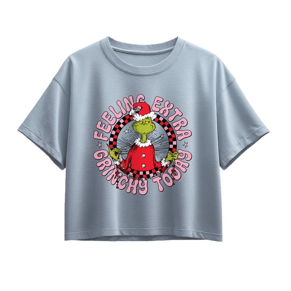 The Grinch - Extra Grinchy - Youth Girls Boxy T-Shirt