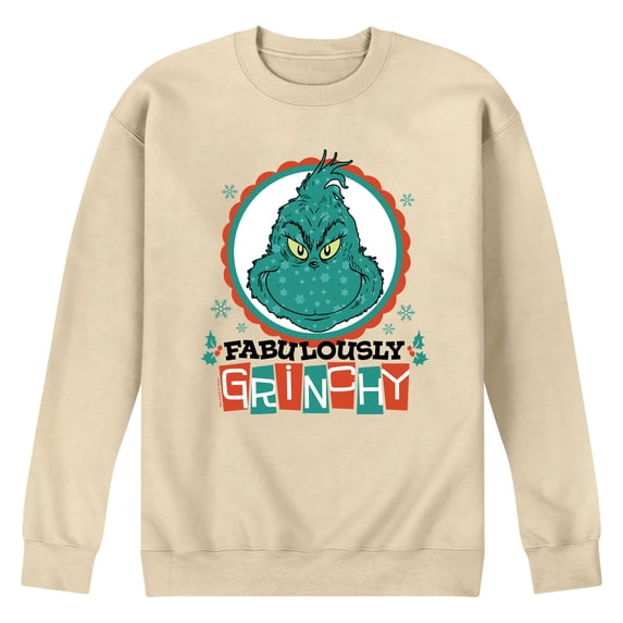 The Grinch - Fabulously Grinchy - Men's Crew Fleece Sweatshirt