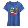 thumbnail image 1 of The Grinch - Fun Fact I Don't Care Short Sleeve Graphic T-Shirt, 1 of 4
