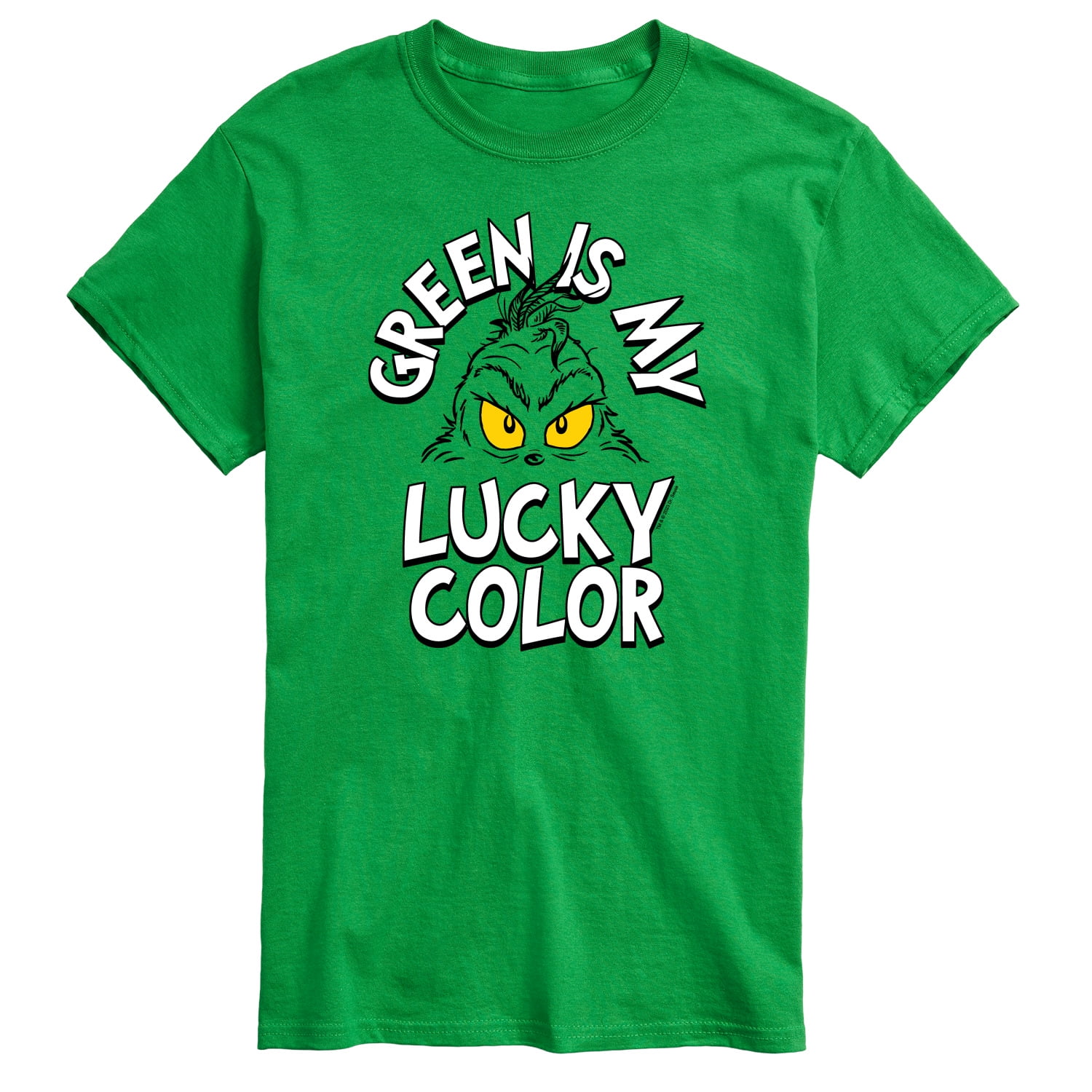 The Grinch Green Lucky Color Men's Short Sleeve Graphic TShirt