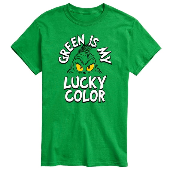 The Grinch - Green Lucky Color - Men's Short Sleeve Graphic T-Shirt