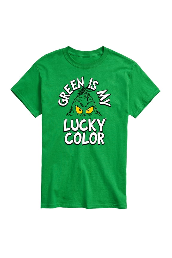 The Grinch - Green Lucky Color - Men's Short Sleeve Graphic T-Shirt