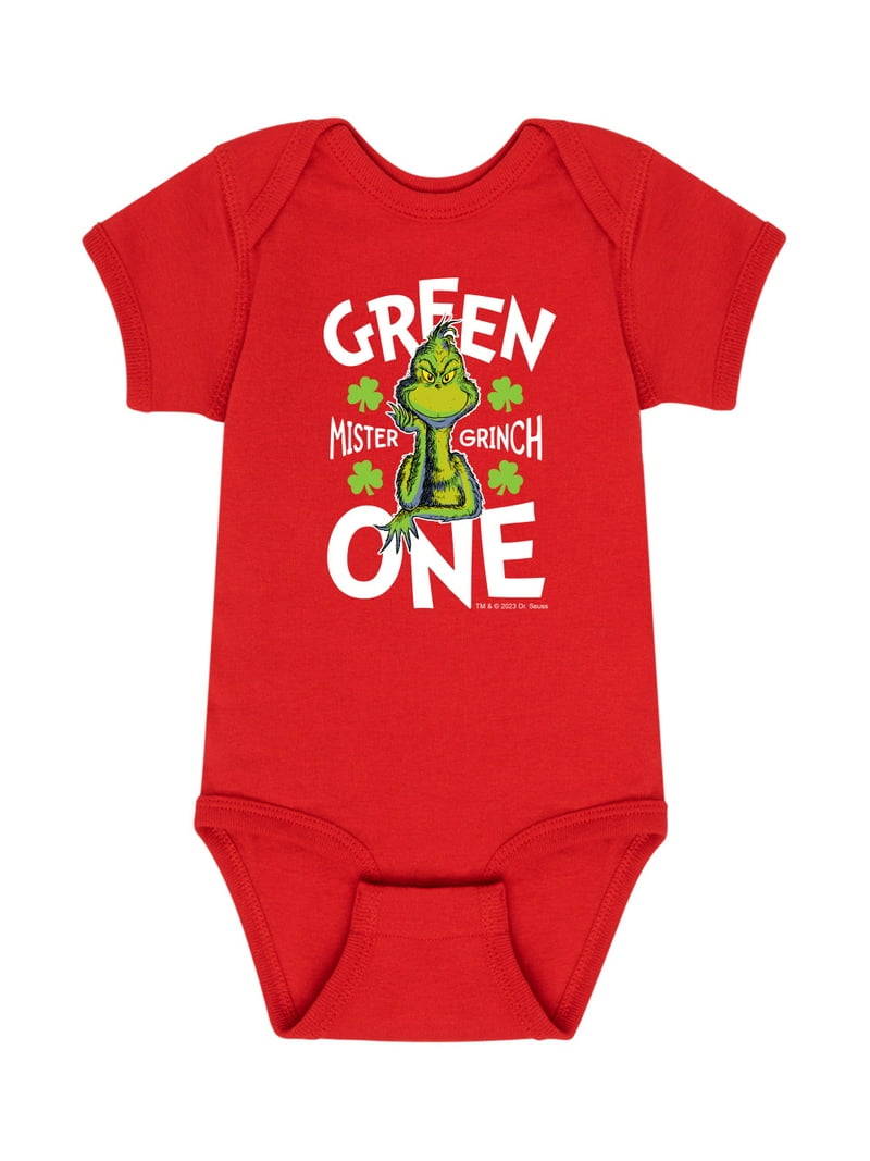 The Grinch Green One Infant Baby One Piece
