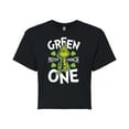 thumbnail image 1 of The Grinch - Green One - Juniors Cropped Cotton Blend T-Shirt, 1 of 5
