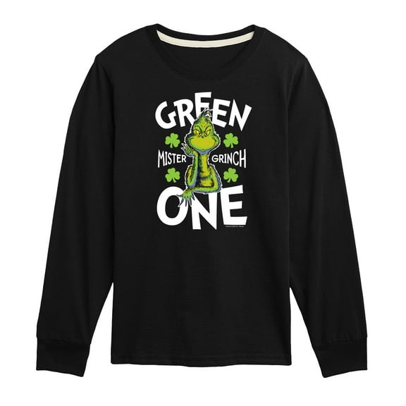 The Grinch - Green One - Toddler And Youth Long Sleeve Graphic T-Shirt