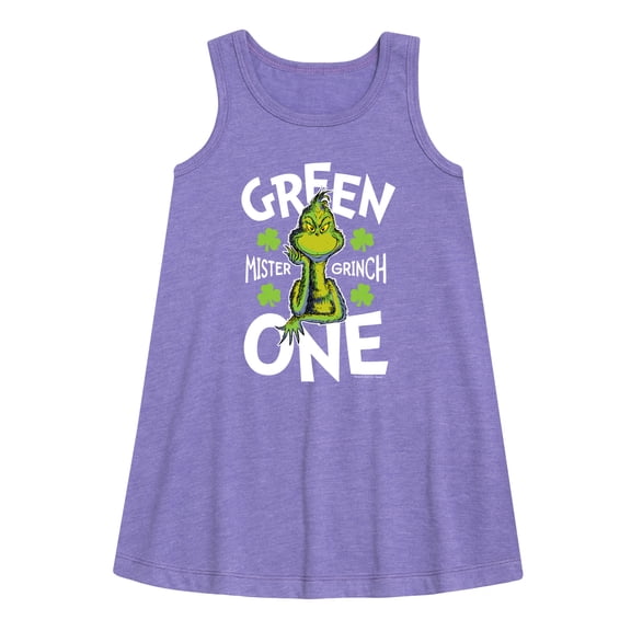 The Grinch - Green One - Toddler and Youth Girls A-line Dress