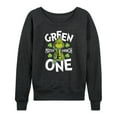 thumbnail image 1 of The Grinch - Green One - Women's Lightweight French Terry Long Sleeve Shirt, 1 of 5