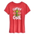 thumbnail image 1 of The Grinch - Green One - Women's Short Sleeve Graphic T-Shirt, 1 of 5
