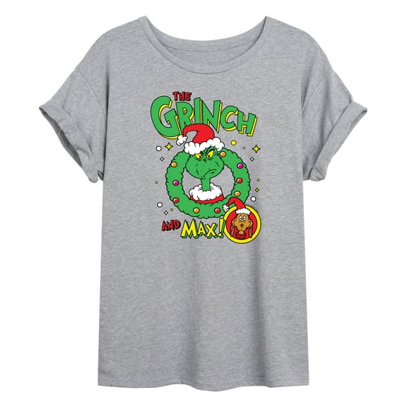 The Grinch - Grinch And Max - Women's Oversized T-Shirt