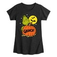 thumbnail image 1 of The Grinch - Grinch And Pumpkin - Toddler & Youth Girls Short Sleeve Graphic T-Shirt, 1 of 5