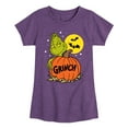 thumbnail image 1 of The Grinch - Grinch And Pumpkin - Toddler & Youth Girls Short Sleeve Graphic T-Shirt, 1 of 5