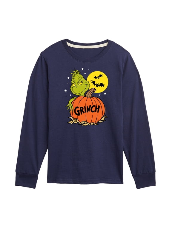The Grinch - Boys' Long Sleeve Graphic T-Shirt