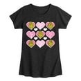 thumbnail image 1 of The Grinch - Grinch Broken Heart Grid  - Toddler & Youth Girls Short Sleeve Graphic T-Shirt, 1 of 5