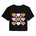 thumbnail image 1 of The Grinch - Broken Heart - Juniors Cropped Graphic T-Shirt, 1 of 5