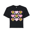 thumbnail image 1 of The Grinch - Grinch Broken Heart   - Juniors Cropped Cotton Blend T-Shirt, 1 of 5