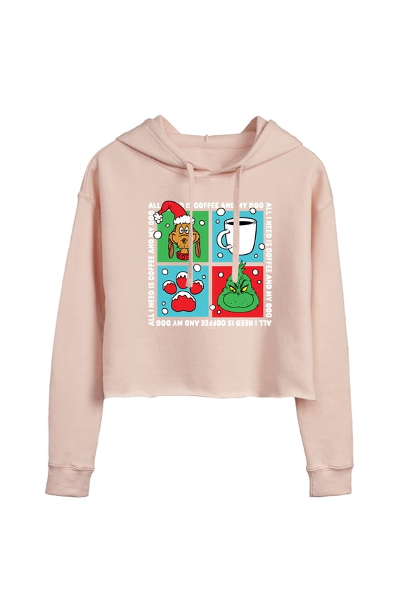 The Grinch -  Cropped Graphic Hoodie