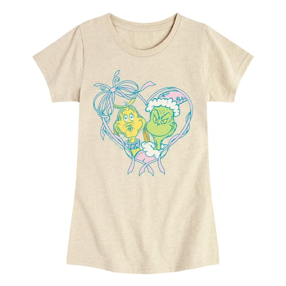 The Grinch - Grinch Coquette - Youth Girls Fitted Short Sleeve T-Shirt