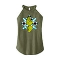 thumbnail image 1 of The Grinch - Grinch Crossed Surfboards - Juniors High Neck Tank Top, 1 of 4
