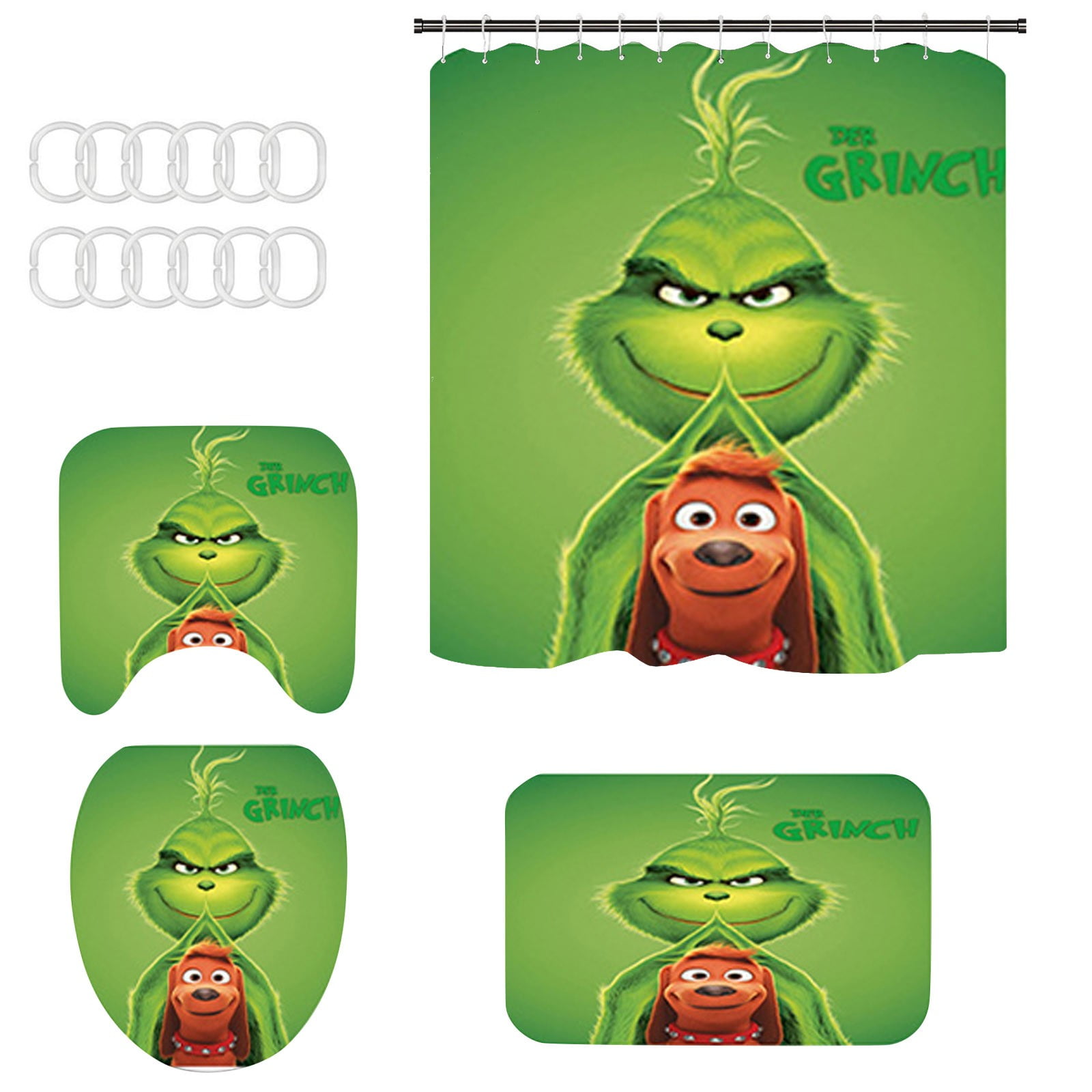 The Grinch, Grinch Decor, Grinch Christmas Decorations, Grinch Bathroom