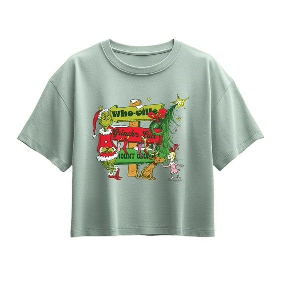 The Grinch - Grinch Directions - Youth Girls Boxy T-Shirt