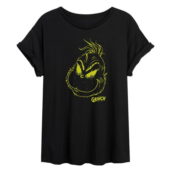 The Grinch - Grinch Face - Women's Oversized T-Shirt