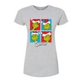 thumbnail image 1 of The Grinch - Grinch Grid - Juniors Fitted Graphic T-Shirt, 1 of 4