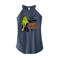 thumbnail image 1 of The Grinch - Grinch Happy Wholoween - Juniors High Neck Tank Top, 1 of 5