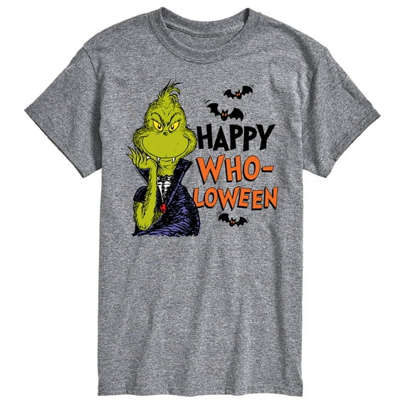 The Grinch  - Grinch Happy Wholoween  - Men's Short Sleeve Graphic T-Shirt
