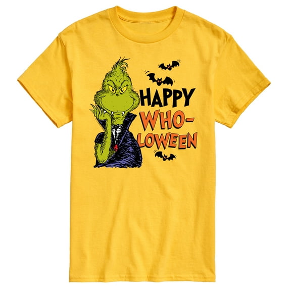 The Grinch  - Grinch Happy Wholoween  - Men's Short Sleeve Graphic T-Shirt