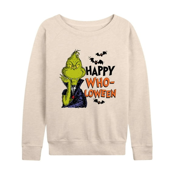 The Grinch - Grinch Happy Wholoween - Women's Lightweight French Terry Long Sleeve Shirt