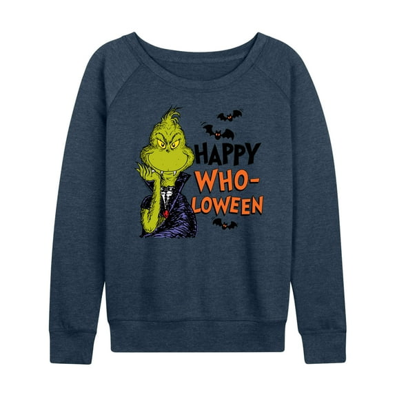 The Grinch - Grinch Happy Wholoween - Women's Lightweight French Terry Long Sleeve Shirt