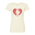 thumbnail image 1 of The Grinch - Grinch Heart  - Juniors Fitted Graphic T-Shirt, 1 of 5