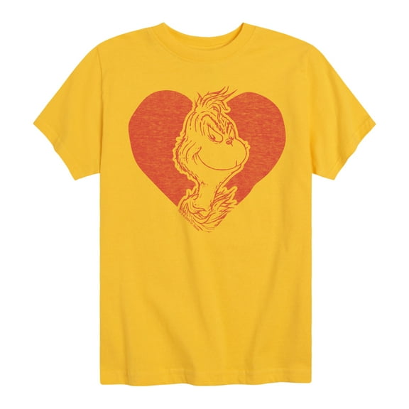 The Grinch - Grinch Heart - Valentine's Day - Toddler & Youth Short Sleeve Graphic T-Shirt