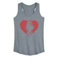 thumbnail image 1 of The Grinch - Grinch Heart - Women's Racerback Tank Top, 1 of 4