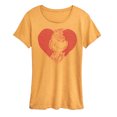 thumbnail image 1 of The Grinch - Grinch Heart - Women's Short Sleeve Graphic T-Shirt, 1 of 6