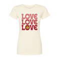 thumbnail image 1 of The Grinch - Grinch Love Stack  - Juniors Fitted Graphic T-Shirt, 1 of 5