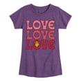 thumbnail image 1 of The Grinch - Grinch Love Stack  - Toddler & Youth Girls Short Sleeve Graphic T-Shirt, 1 of 5